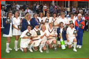 England celebrate winning the 1993 World Cup at Lord's.