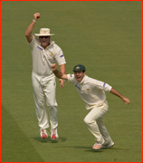 Shane Warne & Ricky Ponting.