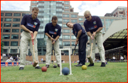 Croquet in London.