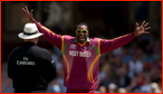 Chris Gayle appeals.