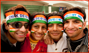 India supporters, Mohali.