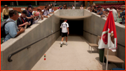 Injured Stuart Broad walks off, Adelaide.