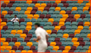 Empty seats, 1st Test, Brisbane.