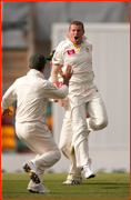 Peter Siddle hat-trick, Brisbane.