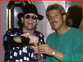 Elton John & Ian Botham, Australia.