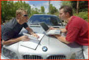 Shane Warne with his brother, Jason.