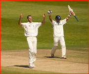 Rahul Dravid (winner), Chris Tremlett (isn't), Trent Bridge.