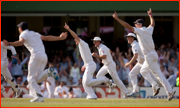 England celebrate, Sydney.