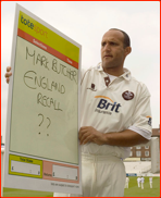 Mark Butcher helps the Twenty20 Cup sponsors